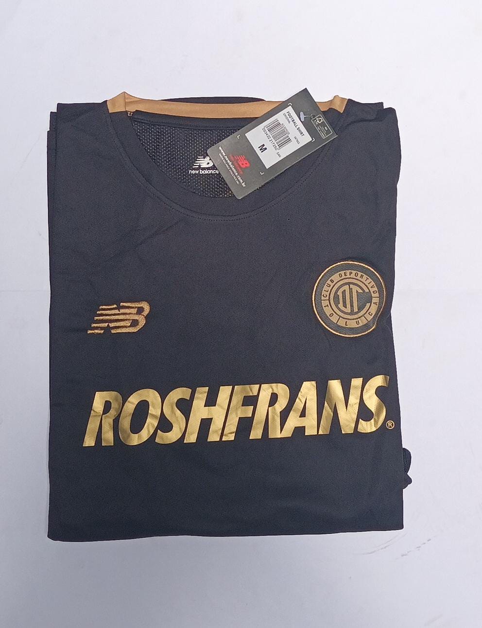 Playera Clon Toluca Negra