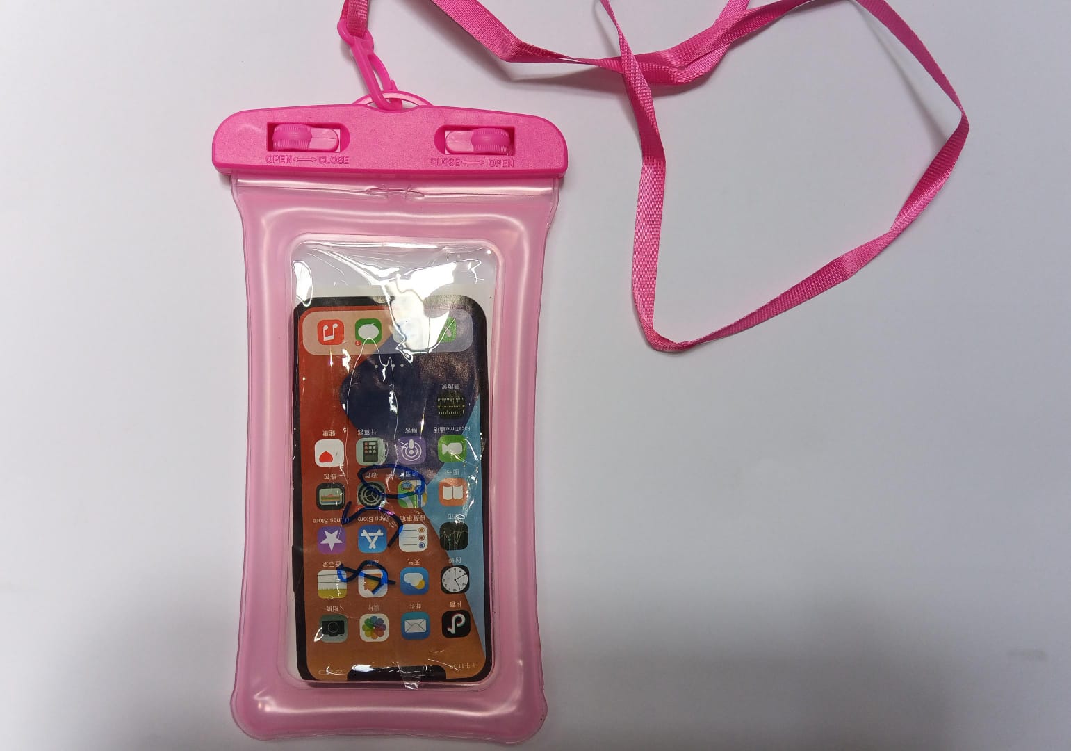 Funda Impermeable para Celular con Cierre Hermético y Cinta Ajustable