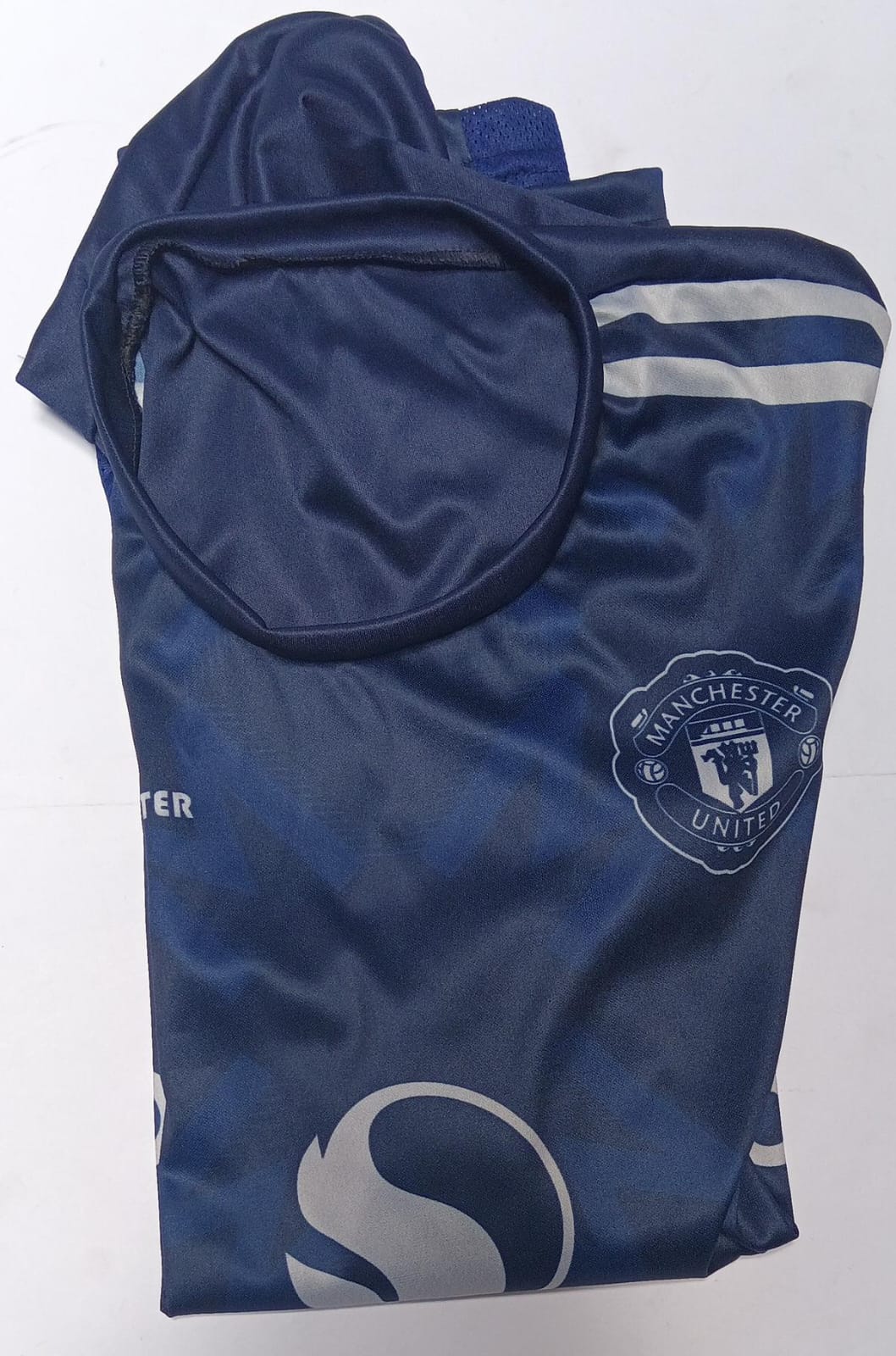 Playera Economica Manchester United Azul Marino