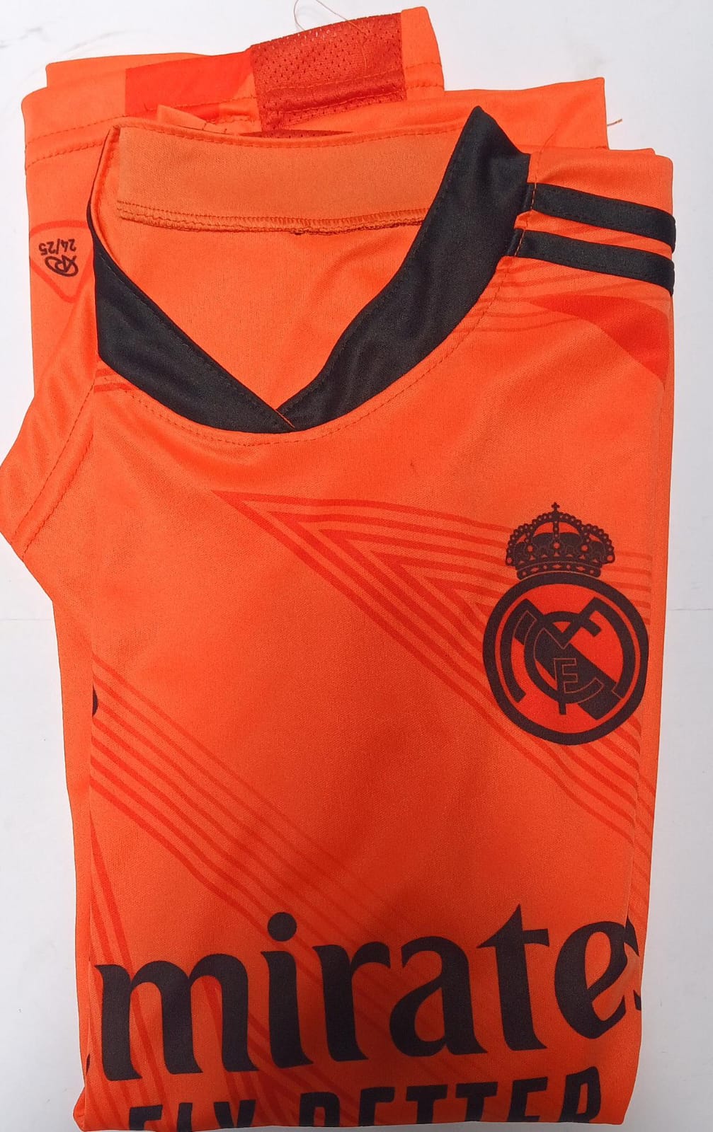 Playera Economica Real Madrid Naranja