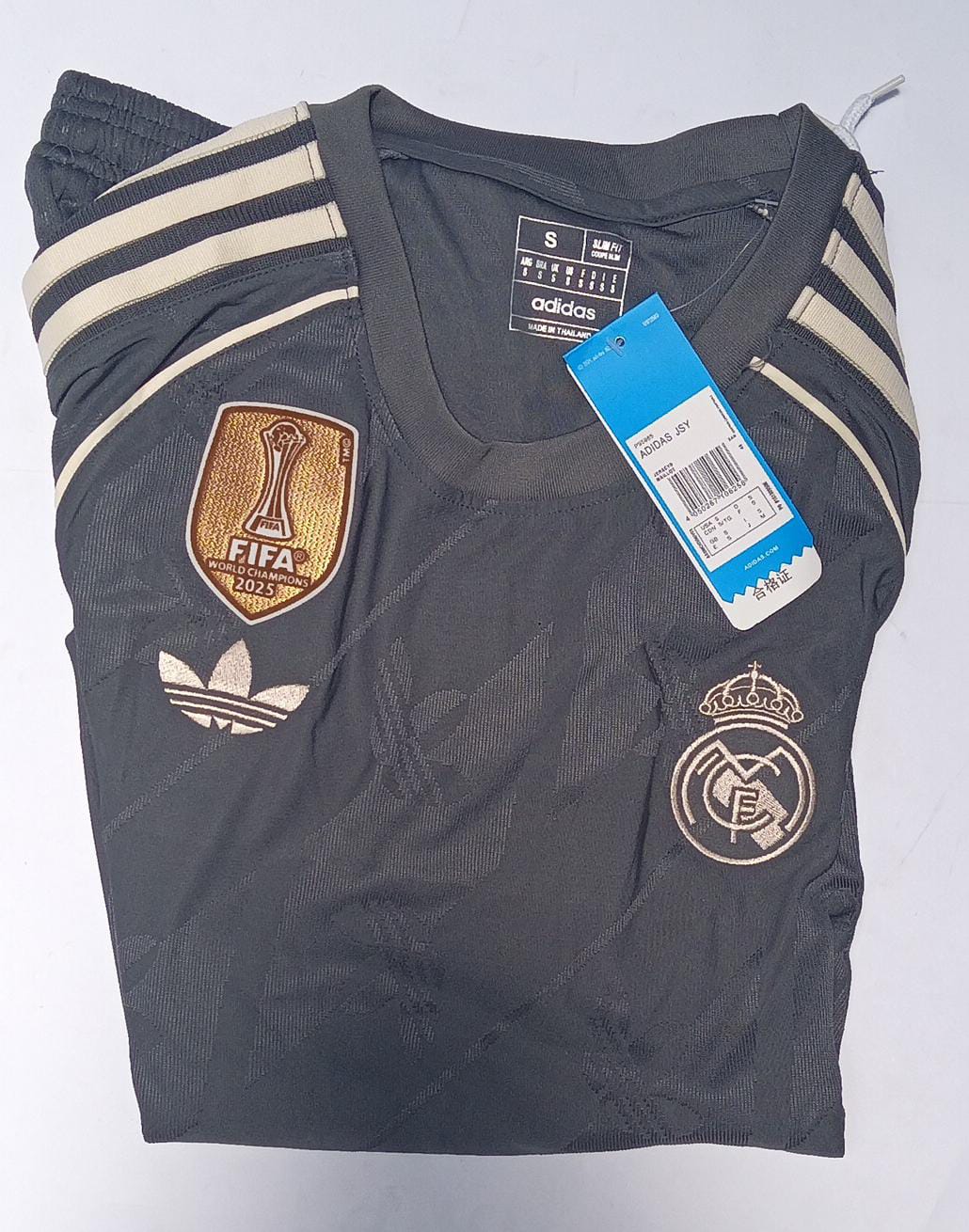 Playera Clon Real Madrid Negra