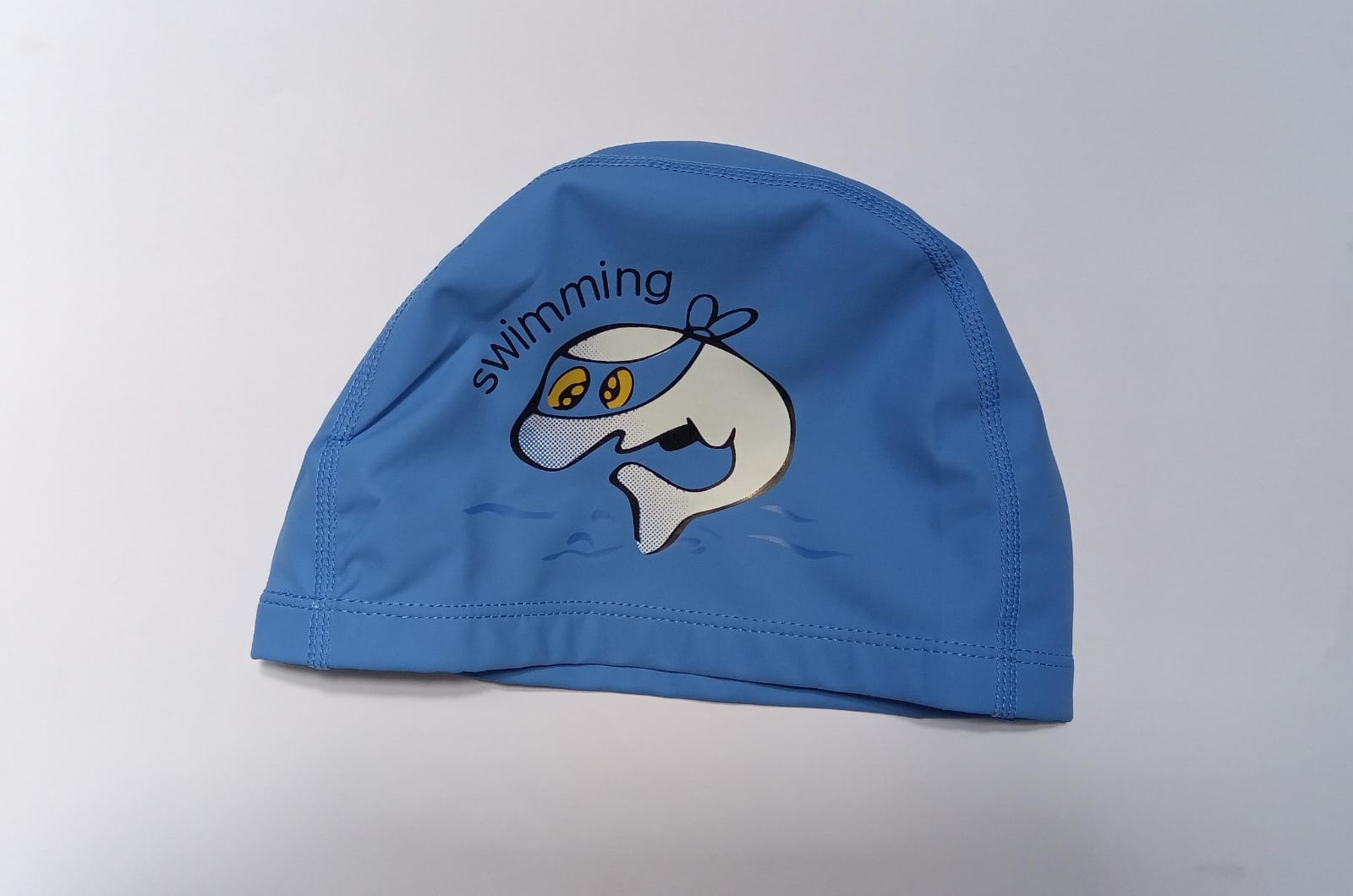Gorro de Natación JIEHU Azul con Estampado Infantil