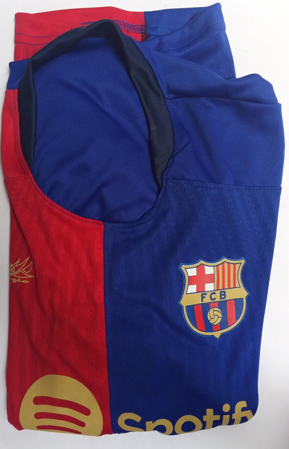 Playera Economica Manga Larga Barcelona Local