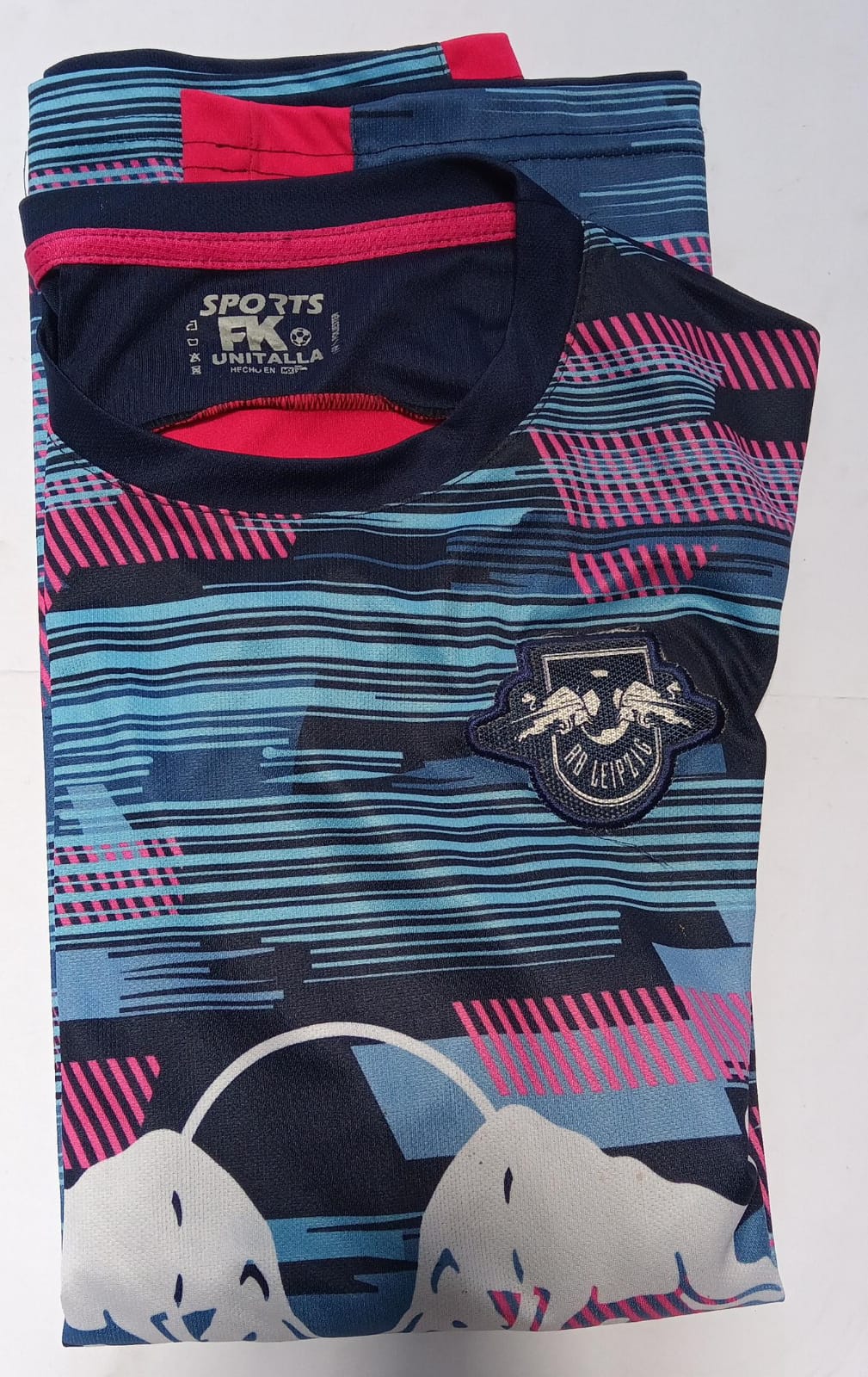 Playera Bordada RB Azul