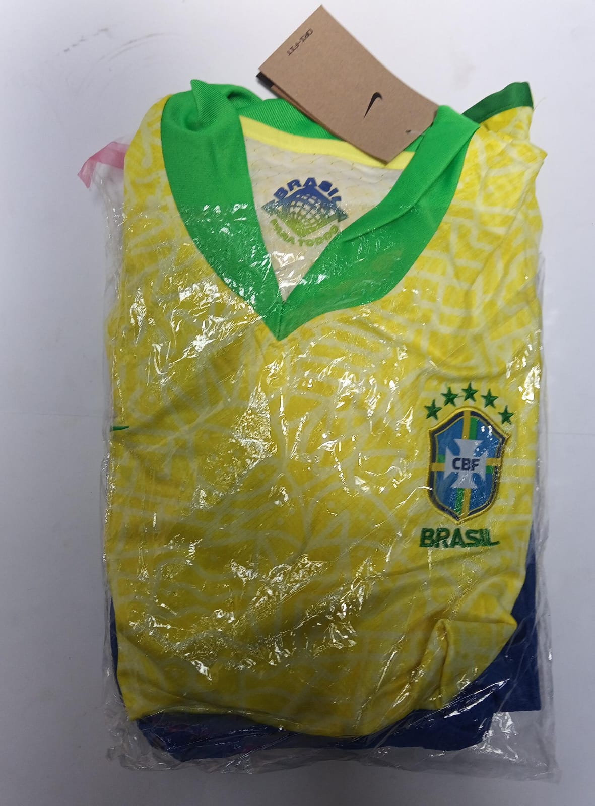Playera Clon Niño Brasil Local