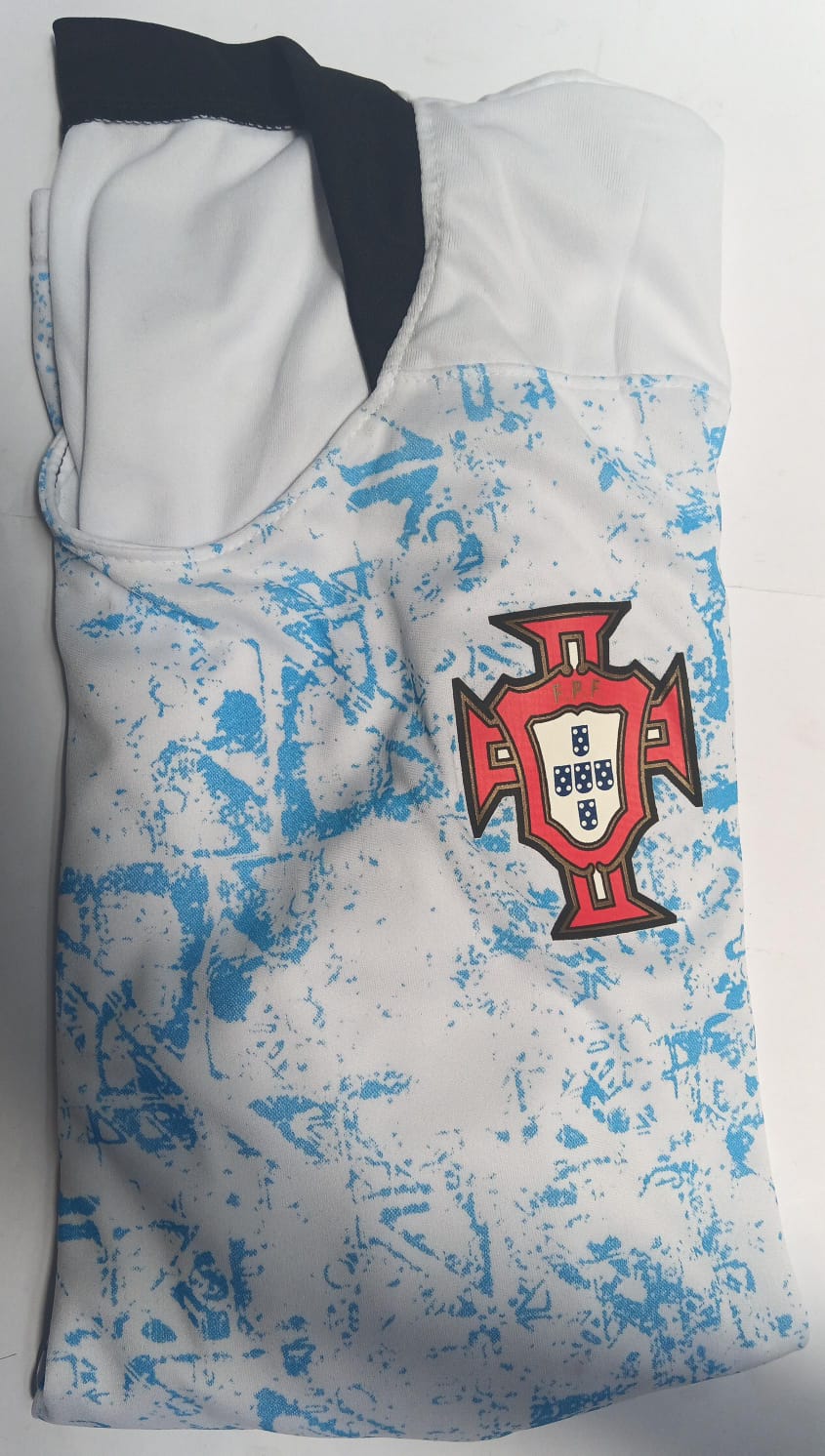 Playera Economica Manga Larga Portugal Blanco